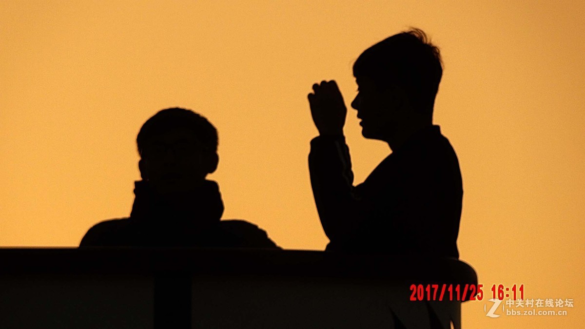 AZ901瞭望塔日落剪影抓拍