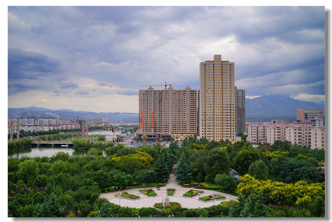 灵宝城区风景美如画