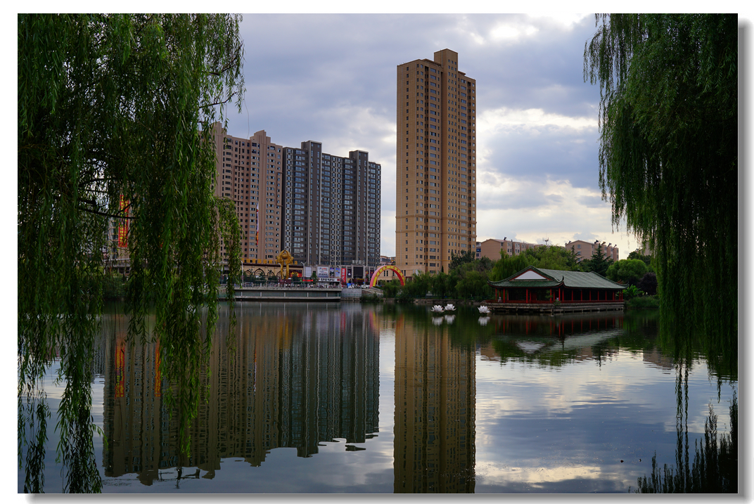 灵宝城区风景美如画