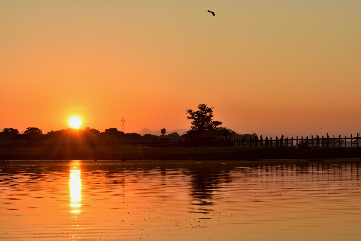 佛光掠影缅甸行晨拍乌本桥5