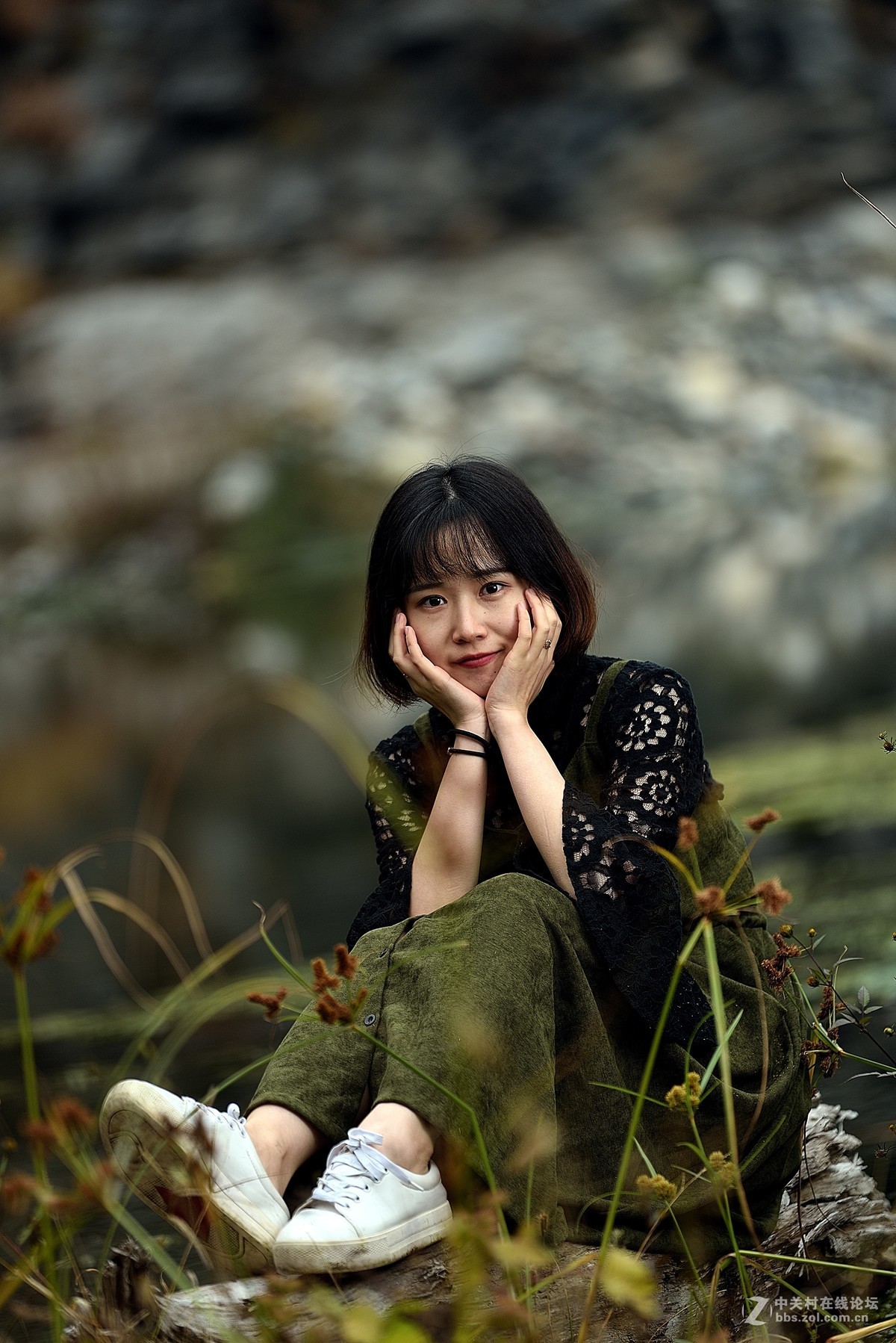 尼康35 1.4g秋景美女人像外拍