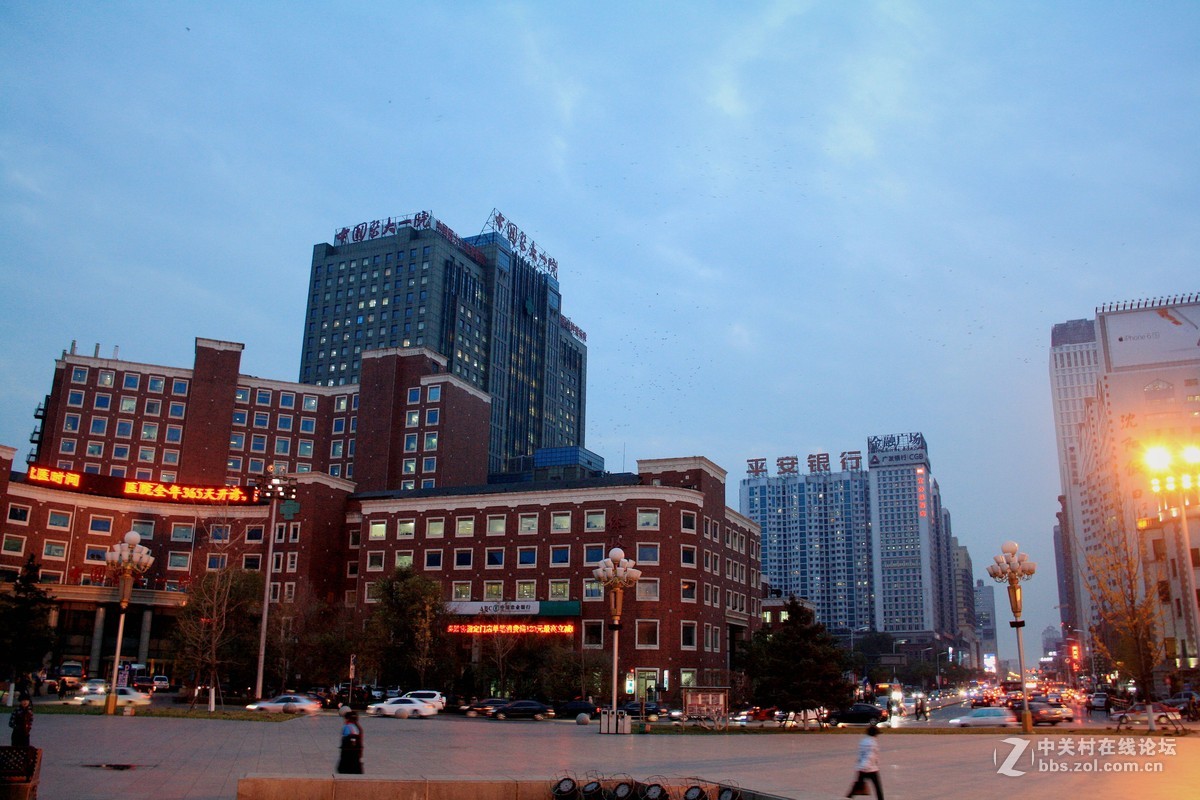 夜景中山广场篇-------2015.11。5日沈阳中山广场 黄昏时刻 行摄习作分享