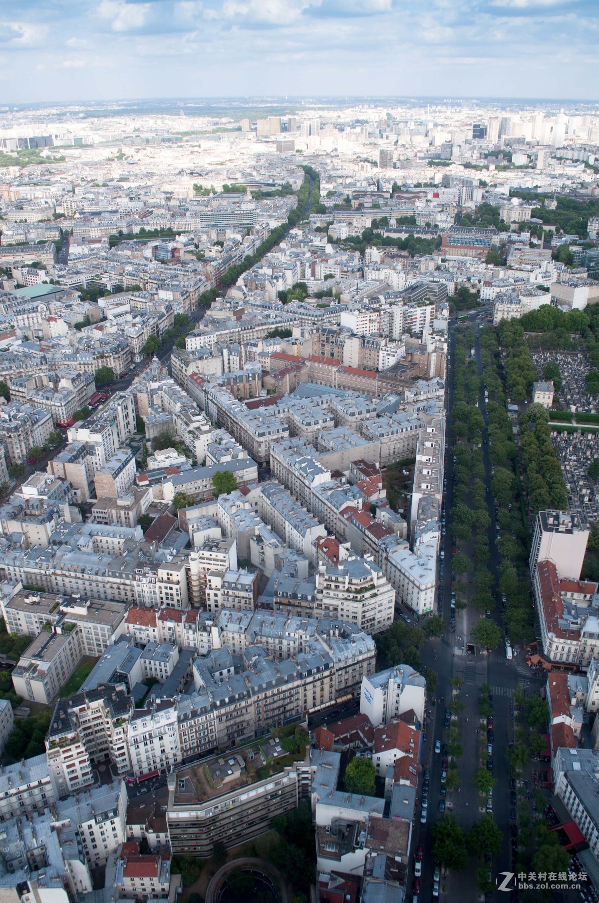 蒙帕纳斯大厦鸟瞰巴黎