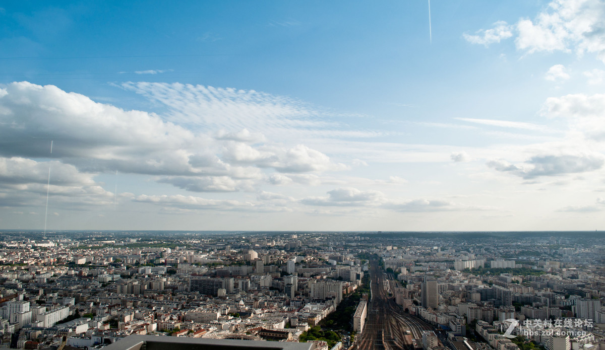 蒙帕纳斯大厦鸟瞰巴黎