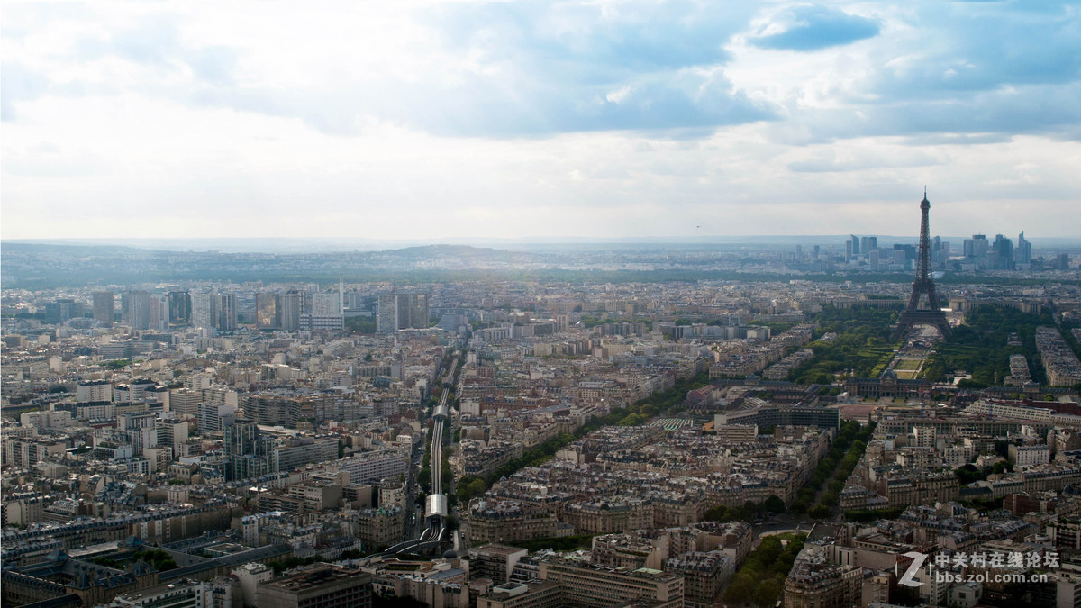 蒙帕纳斯大厦鸟瞰巴黎