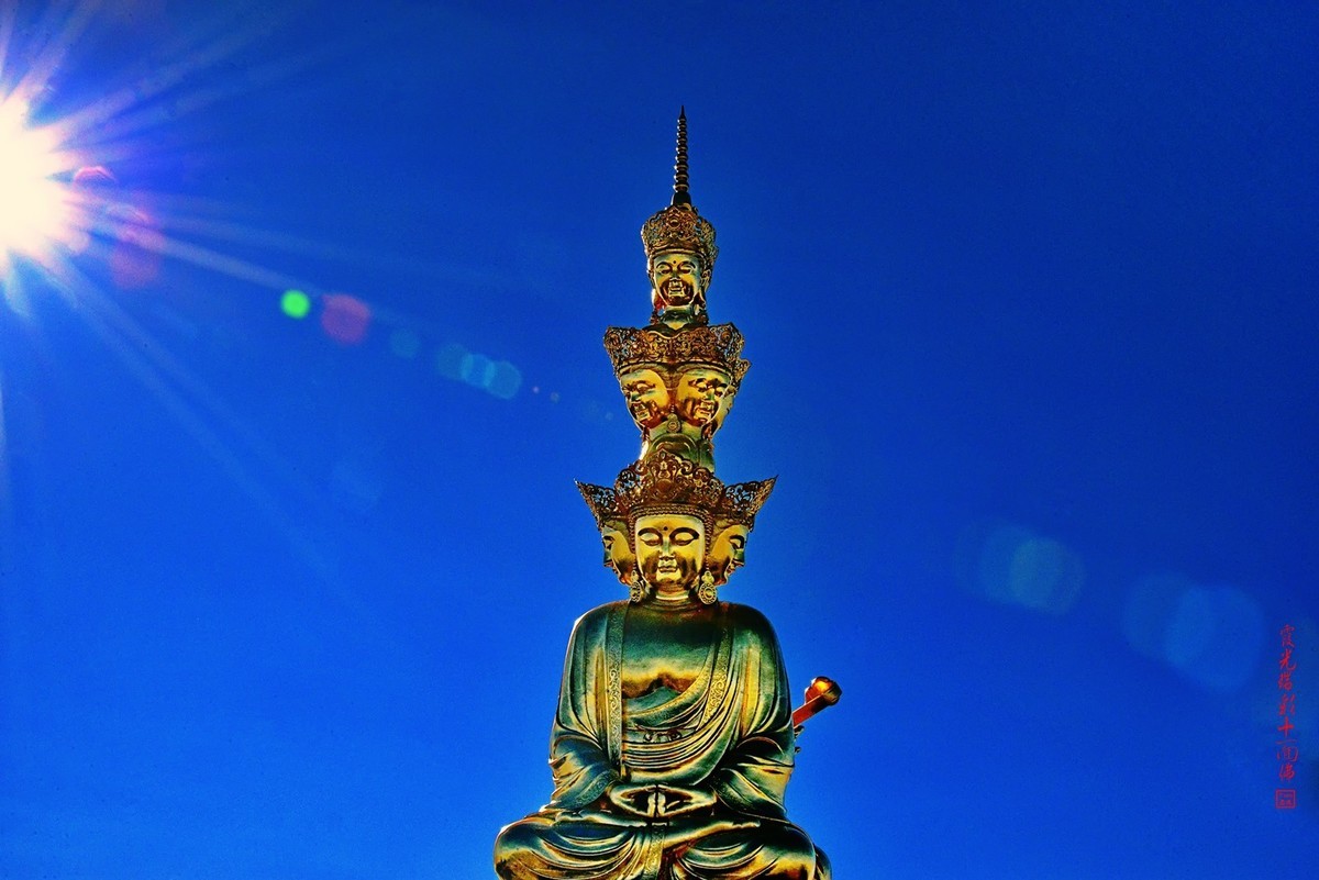 霞光瑞彩十面佛