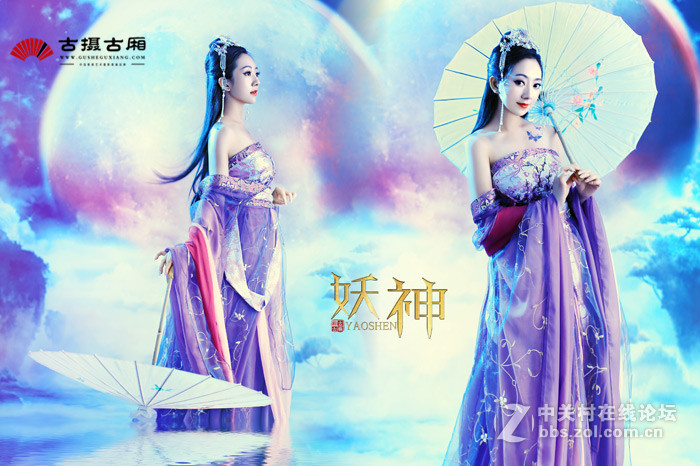 古摄古厢妖神古装写真图片