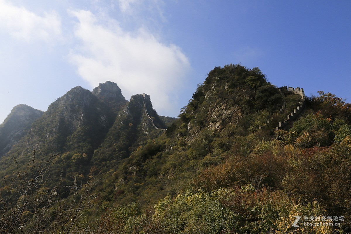 深秋登箭扣长城