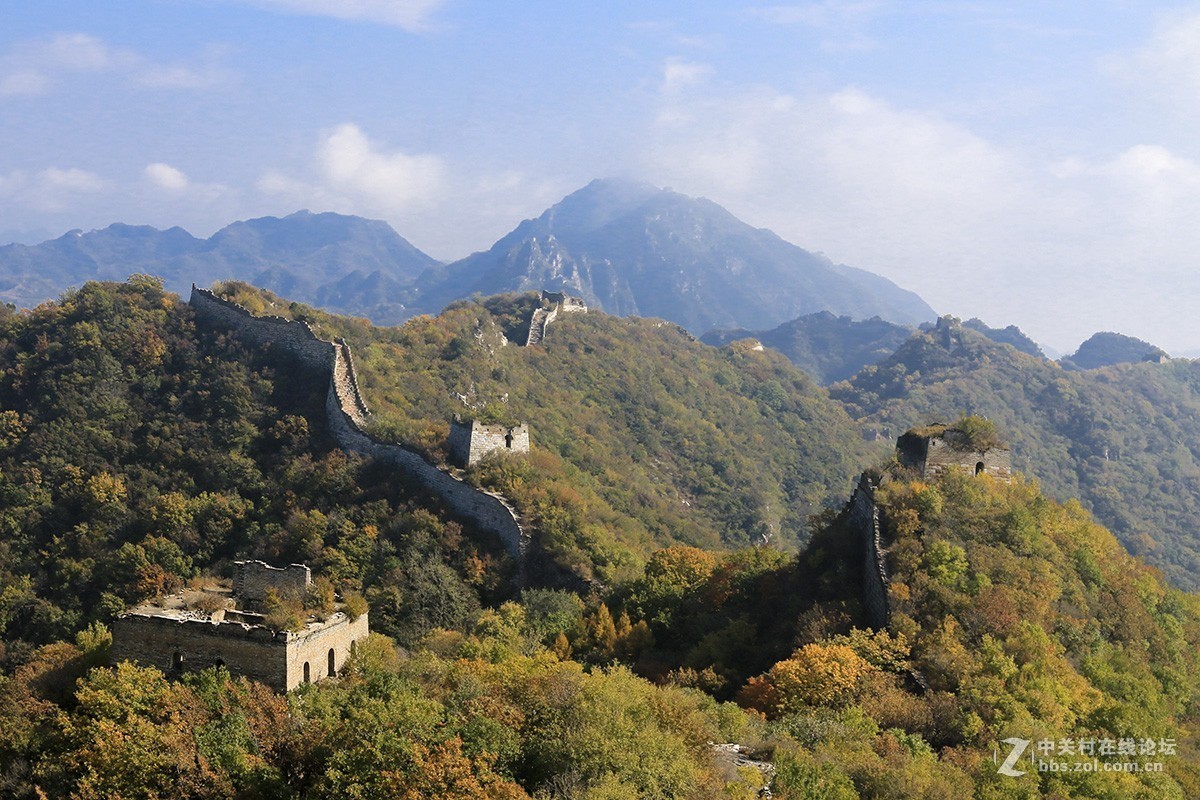 深秋登箭扣长城