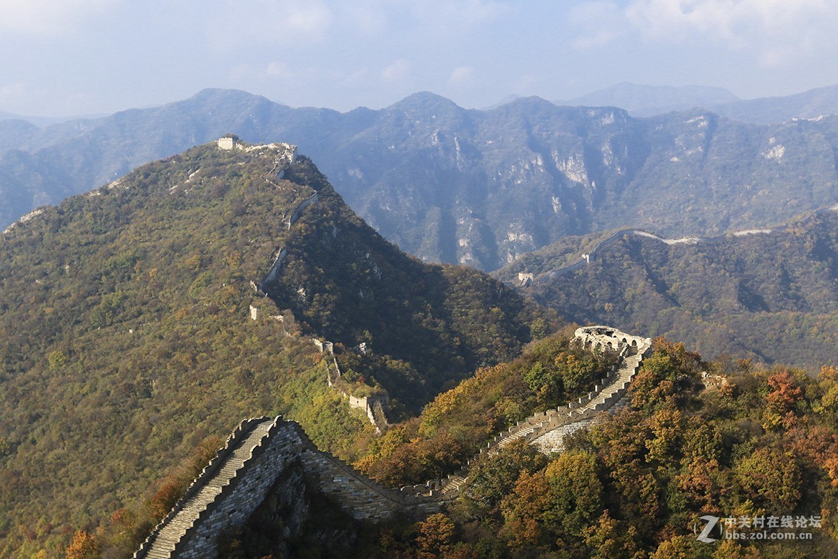 深秋登箭扣长城