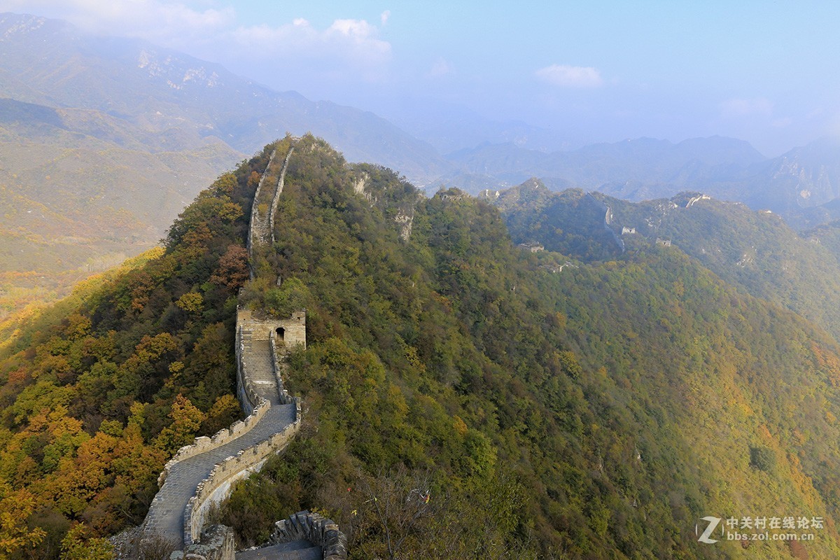 深秋登箭扣长城