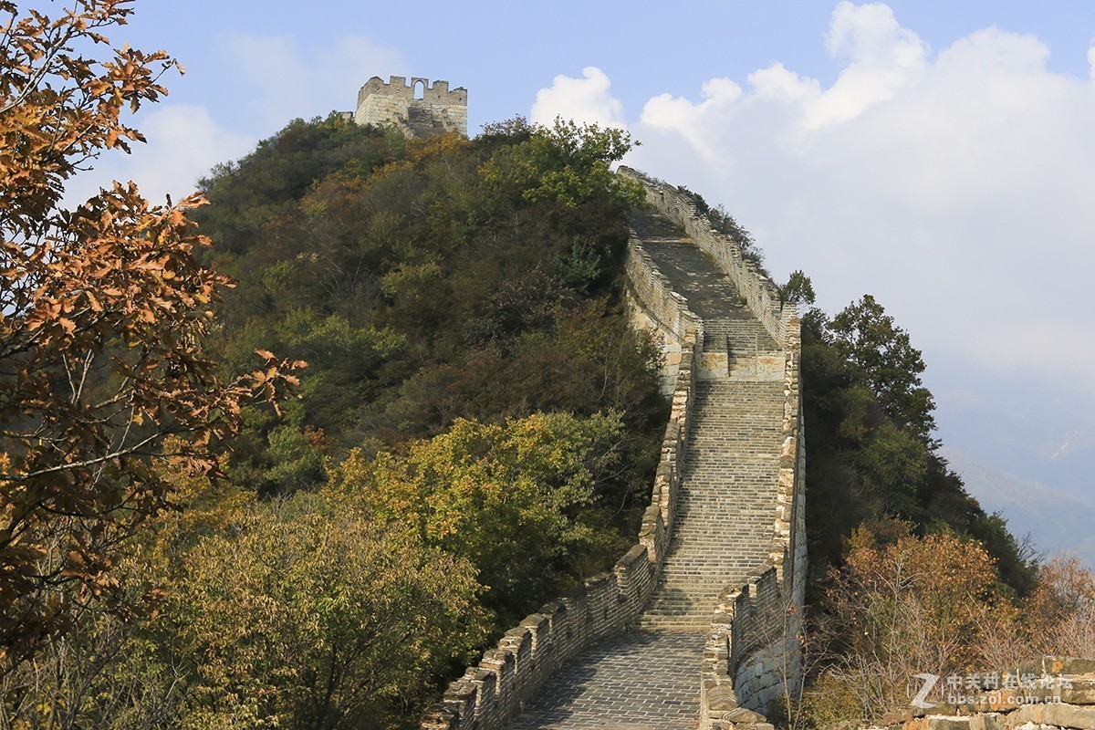深秋登箭扣长城