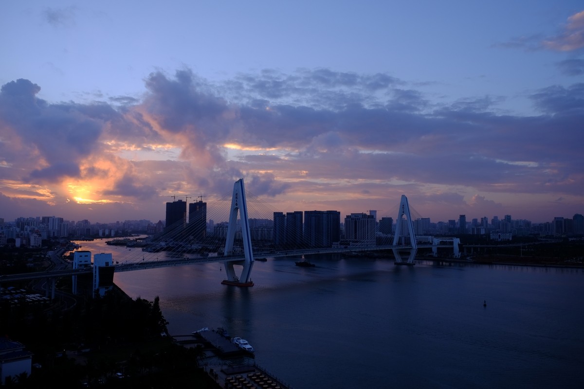 2015_11_20海口湾世纪大桥,我的城市我的家!