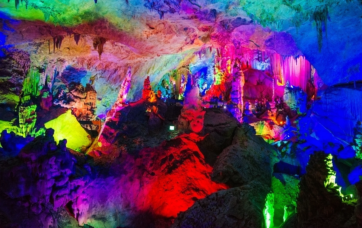 一组去年拍的旅游纪实--【瑶琳仙境】