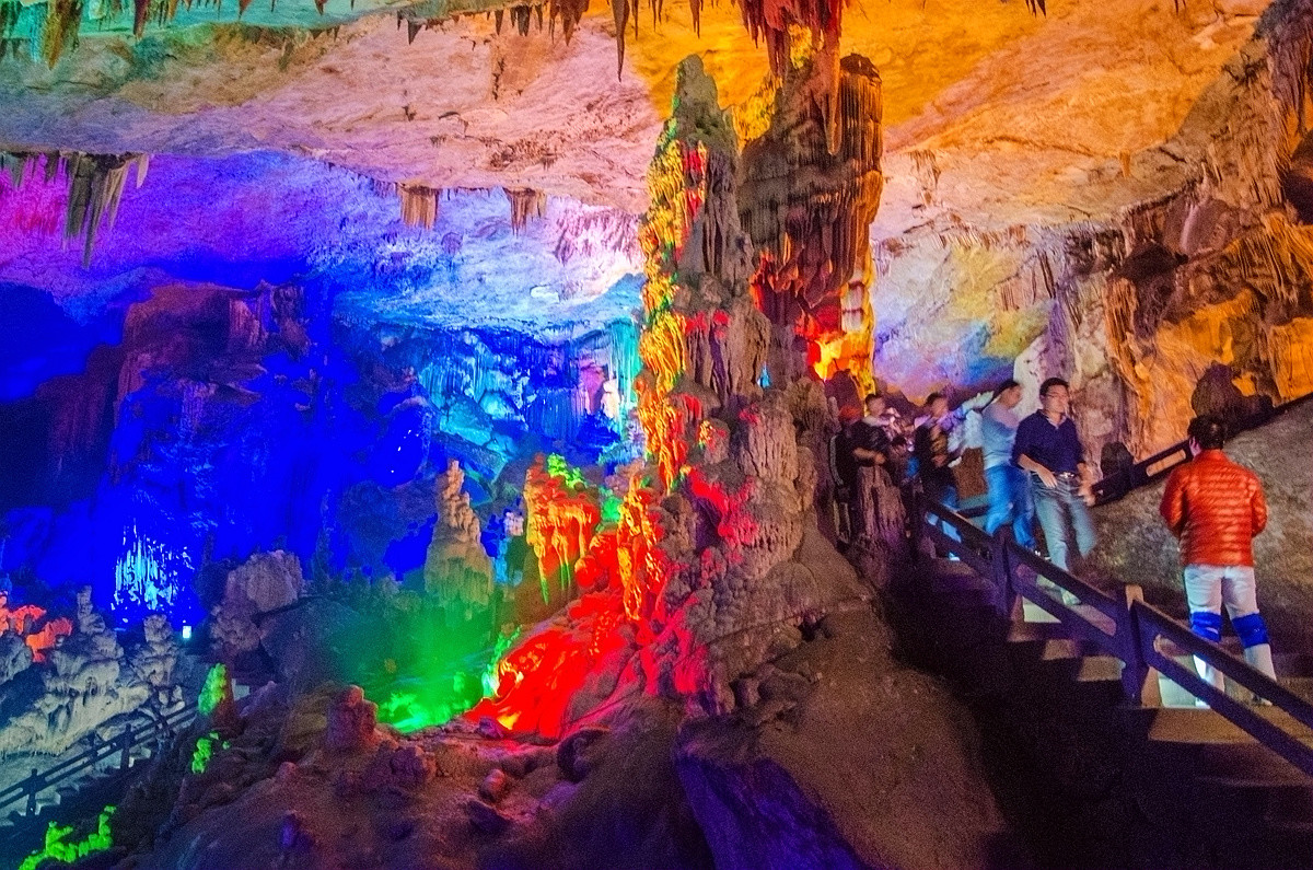 一组去年拍的旅游纪实--【瑶琳仙境】