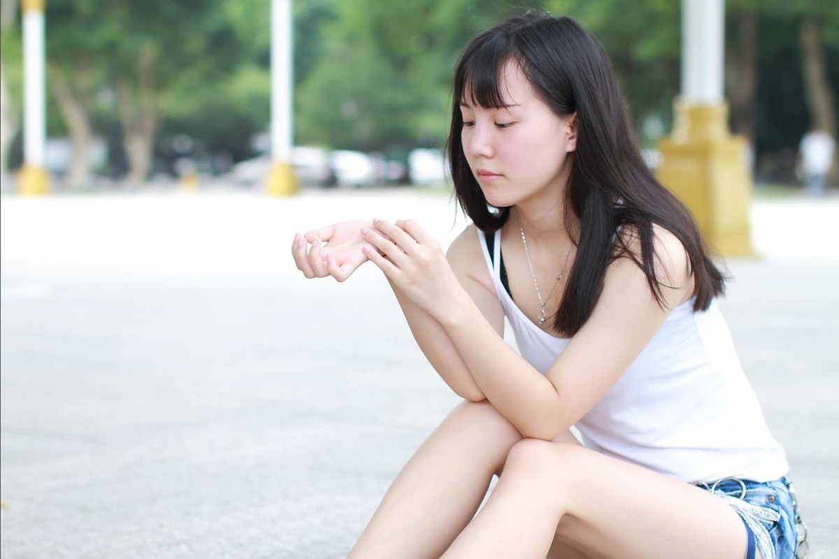 清新森系，妹子外拍