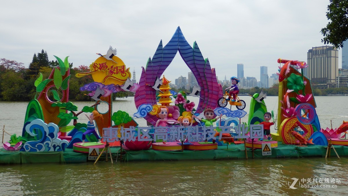 惠州西湖2019迎春花灯