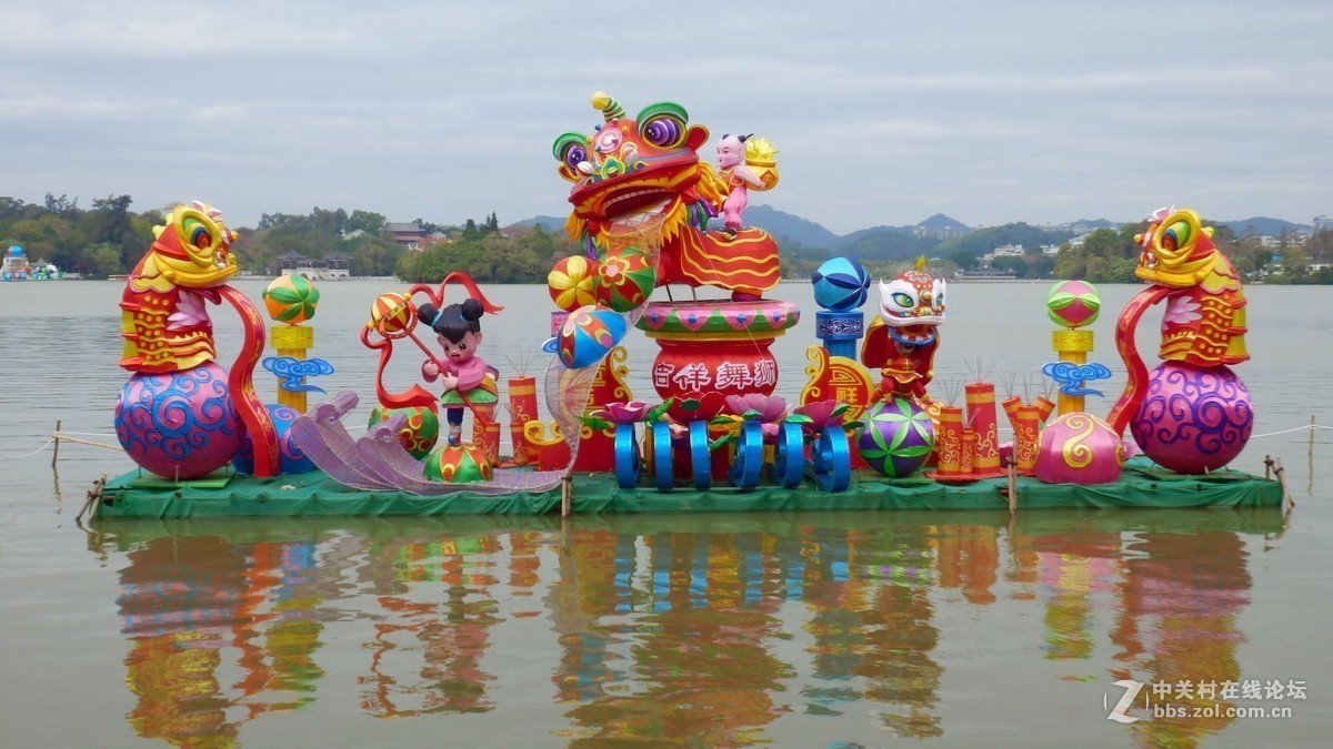 惠州西湖2019迎春花灯
