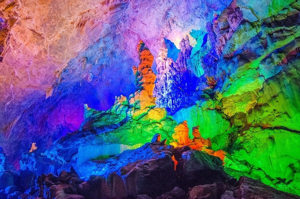 一组去年拍的旅游纪实--【瑶琳仙境】