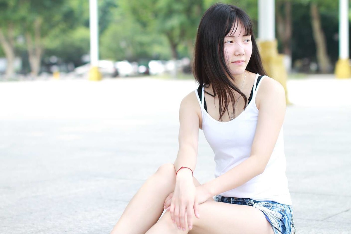 清新森系，妹子外拍