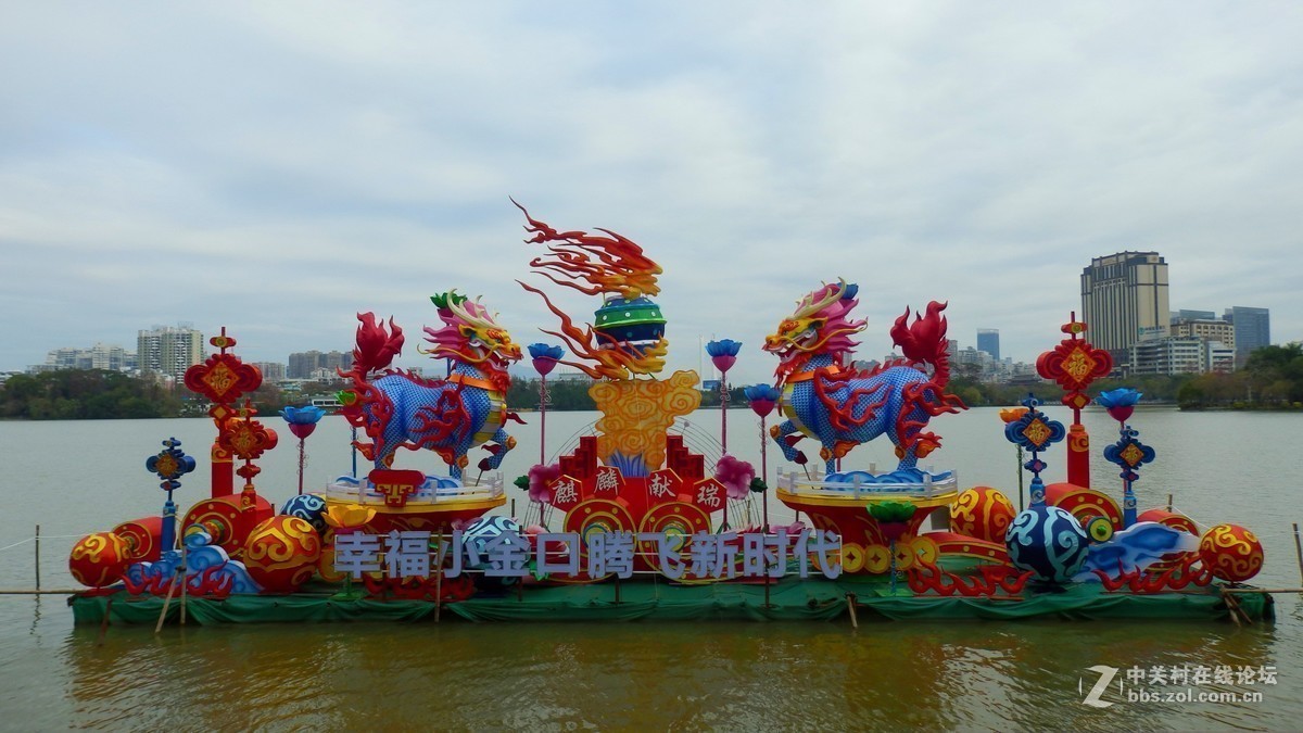 惠州西湖2019迎春花灯