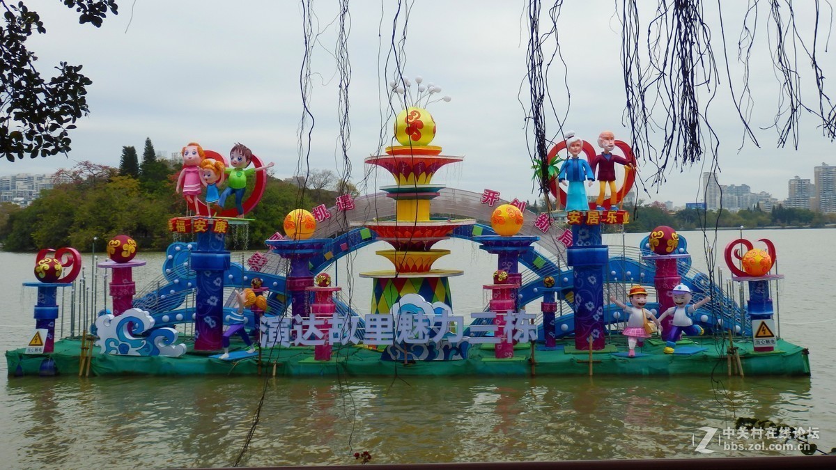 惠州西湖2019迎春花灯