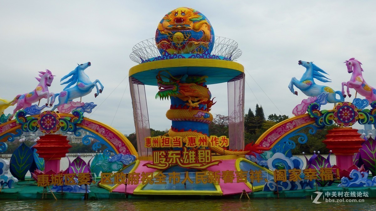 惠州西湖2019迎春花灯