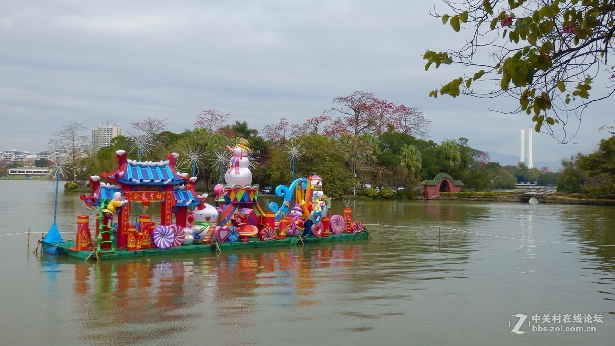 惠州西湖2019迎春花灯