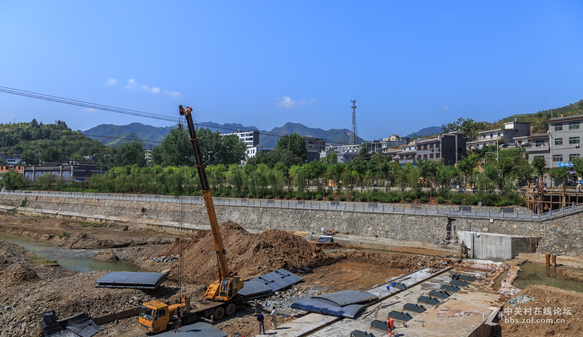 游览修建中的陕西山阳古镇---漫川关【2】