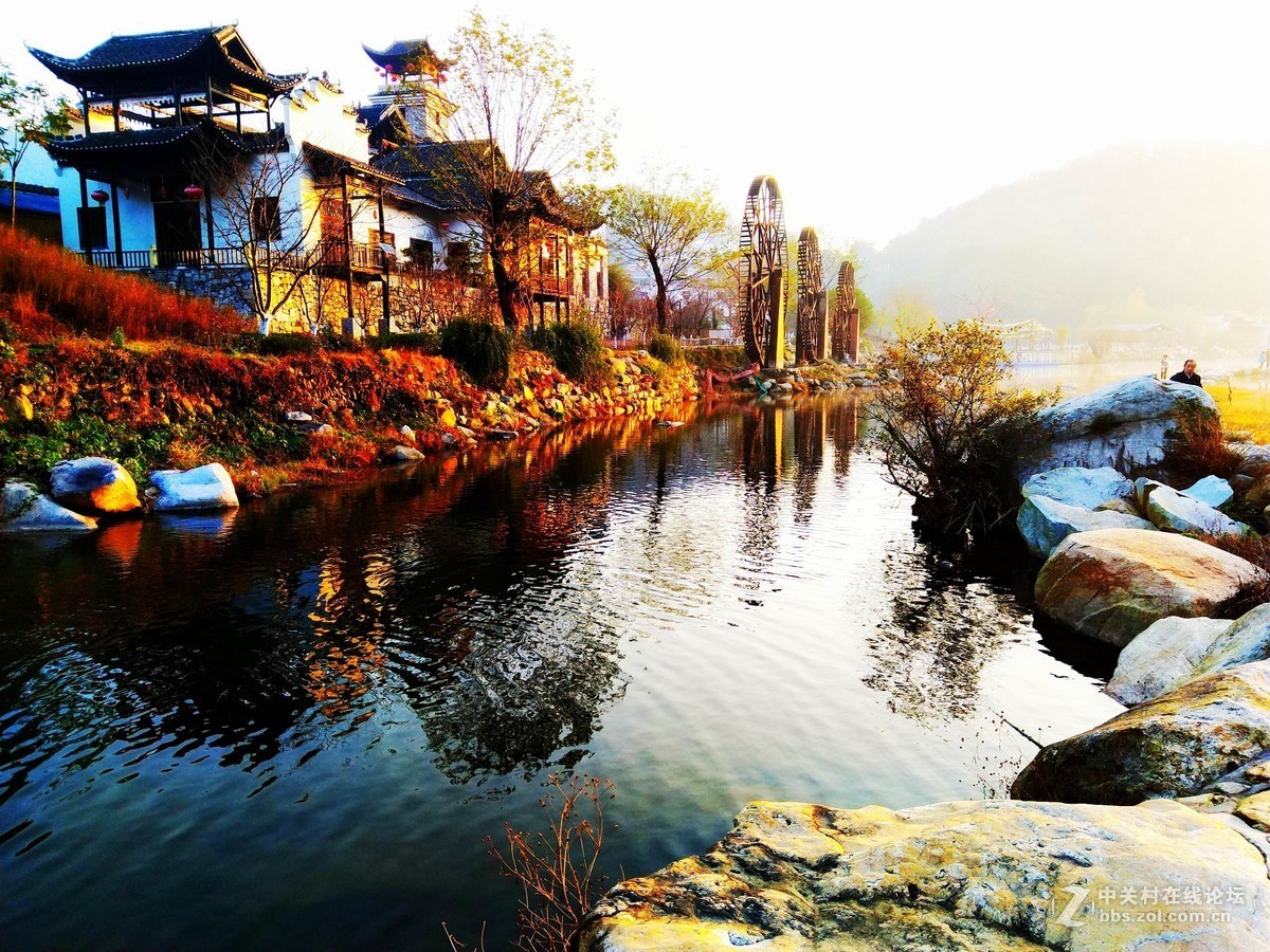 双像素对焦的武汉锦里沟冬景