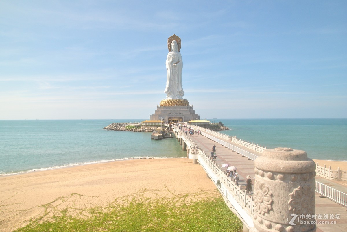 海南遊南山觀音像