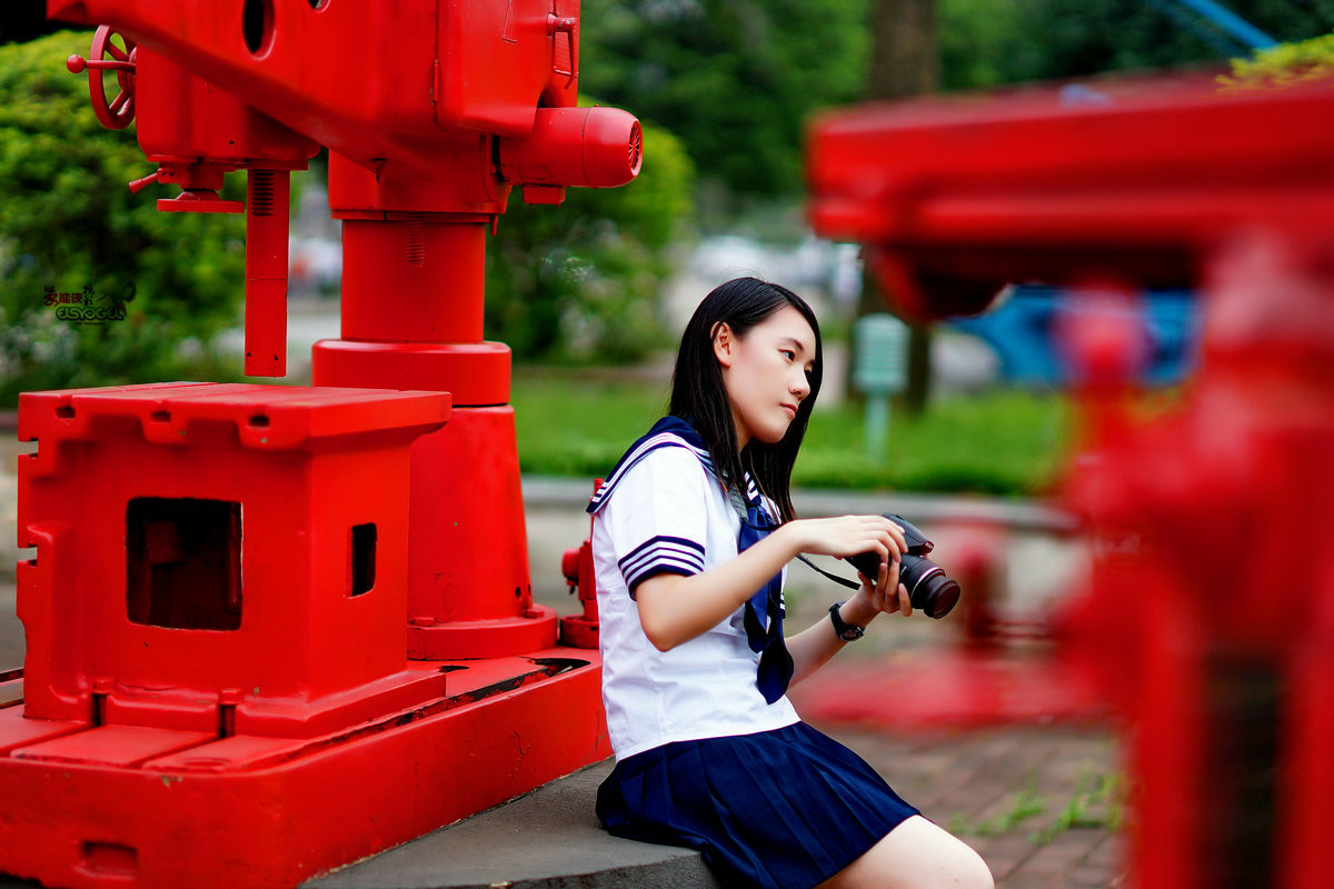 【广工校园玩单反机女生】-----林林-中关村在线摄影论坛