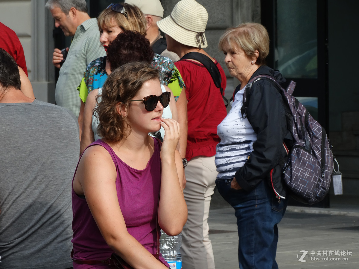 一组欧洲旅游时抓拍的人像