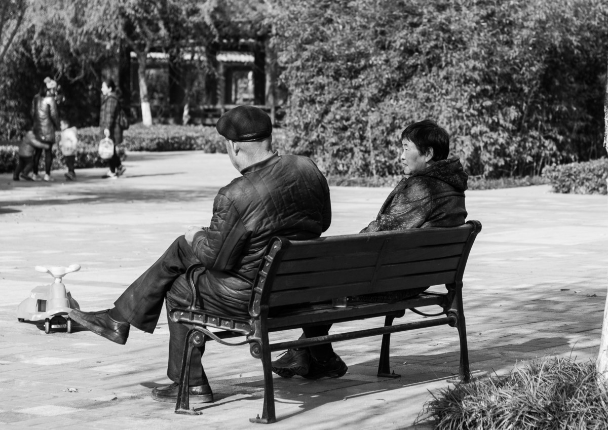 若干年后我的老年生活也是这样吗（一组黑白照）