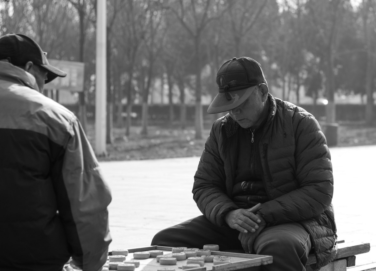 若干年后我的老年生活也是这样吗（一组黑白照）