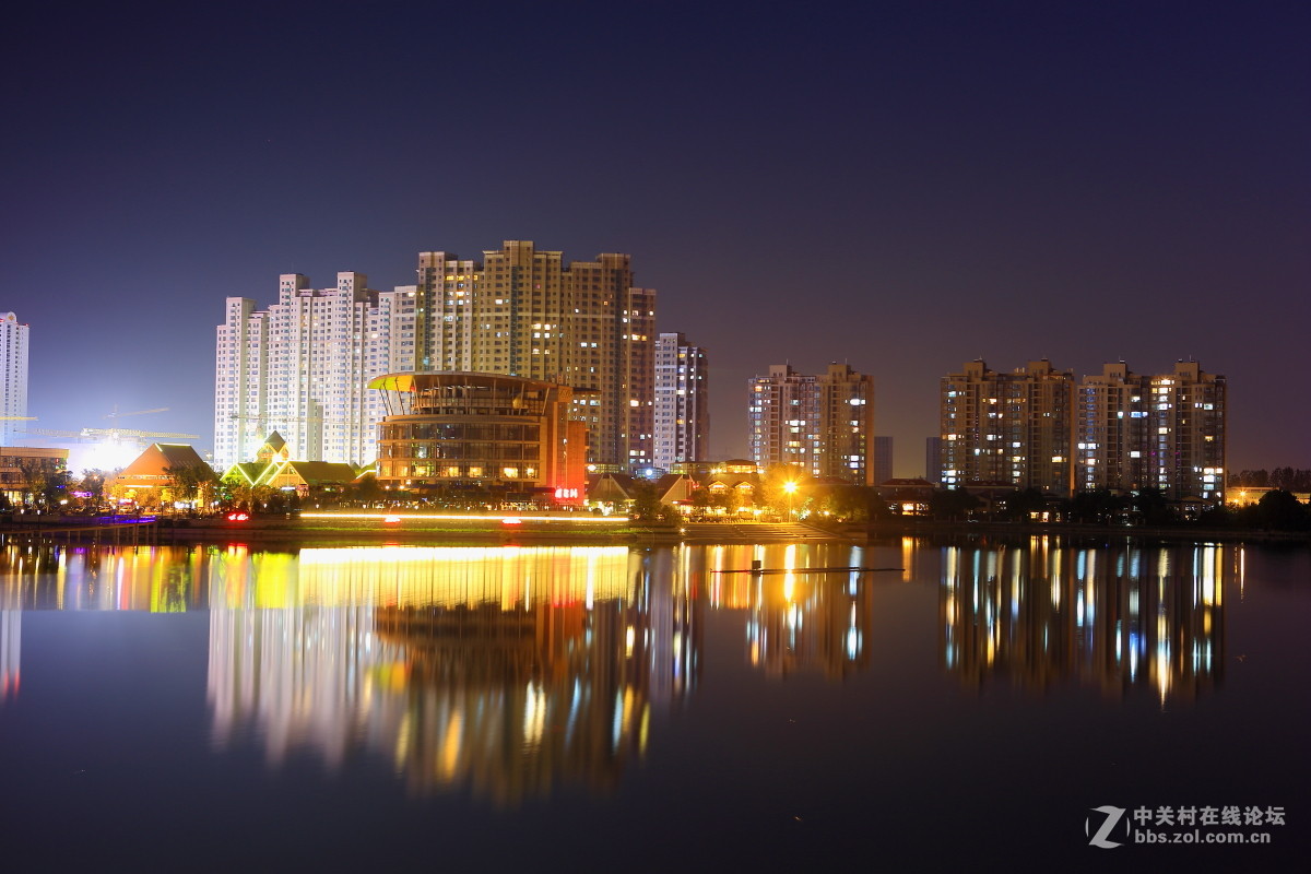 再拍百家湖夜景