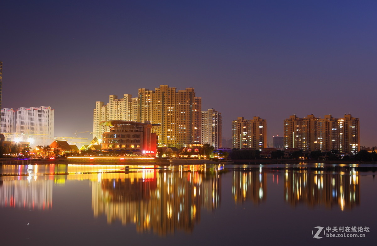 再拍百家湖夜景