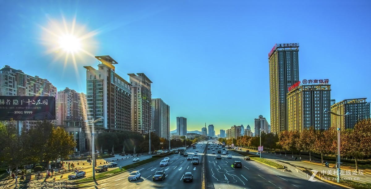 索尼A7RⅡ转接佳能17-40之泉城济南大视野