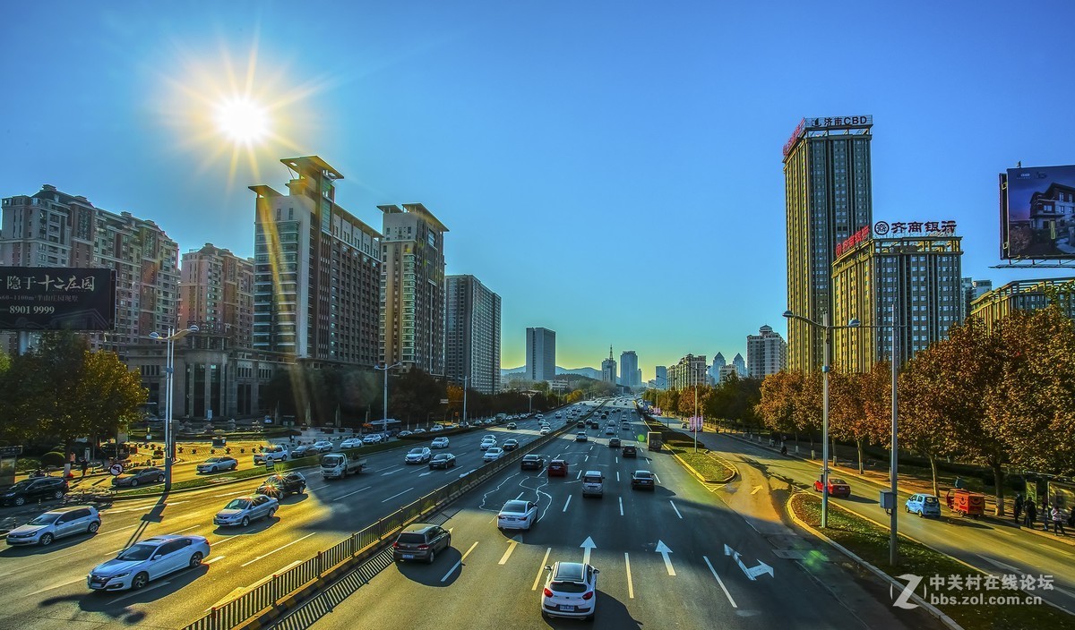 索尼A7RⅡ转接佳能17-40之泉城济南大视野