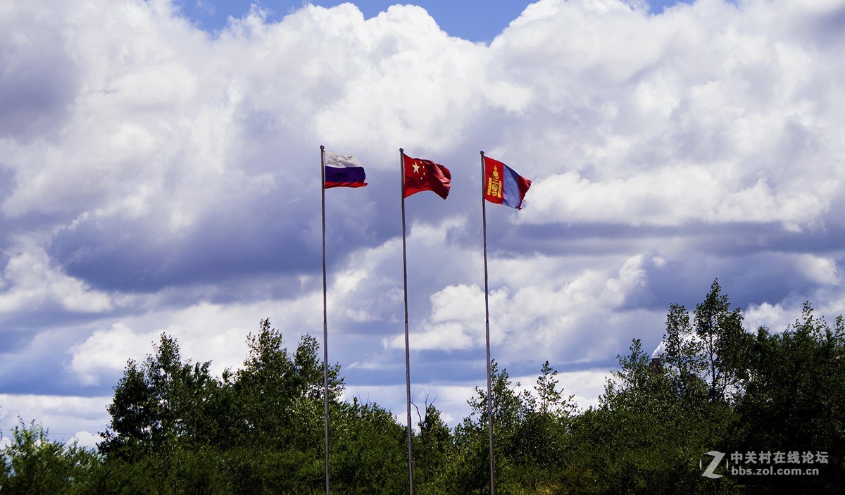 呼伦贝尔的蓝天和白云