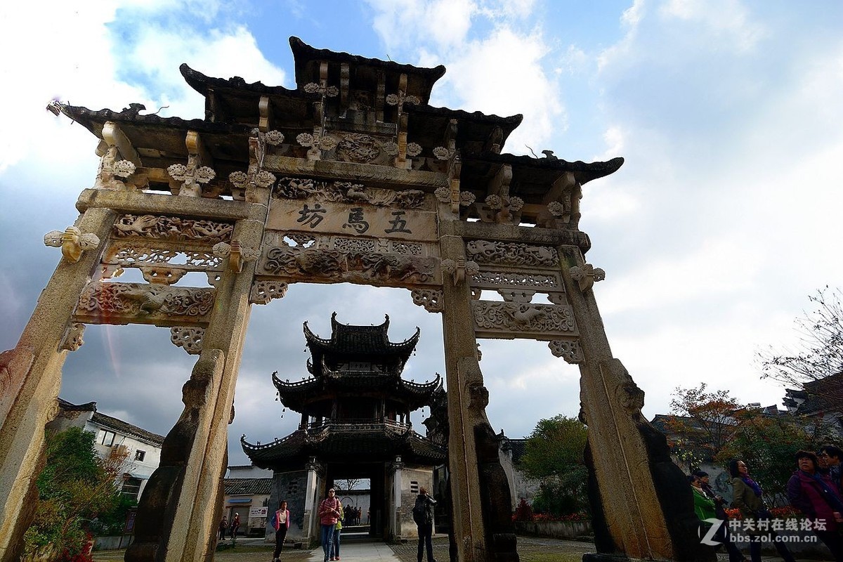 皖南古村釆风许村3