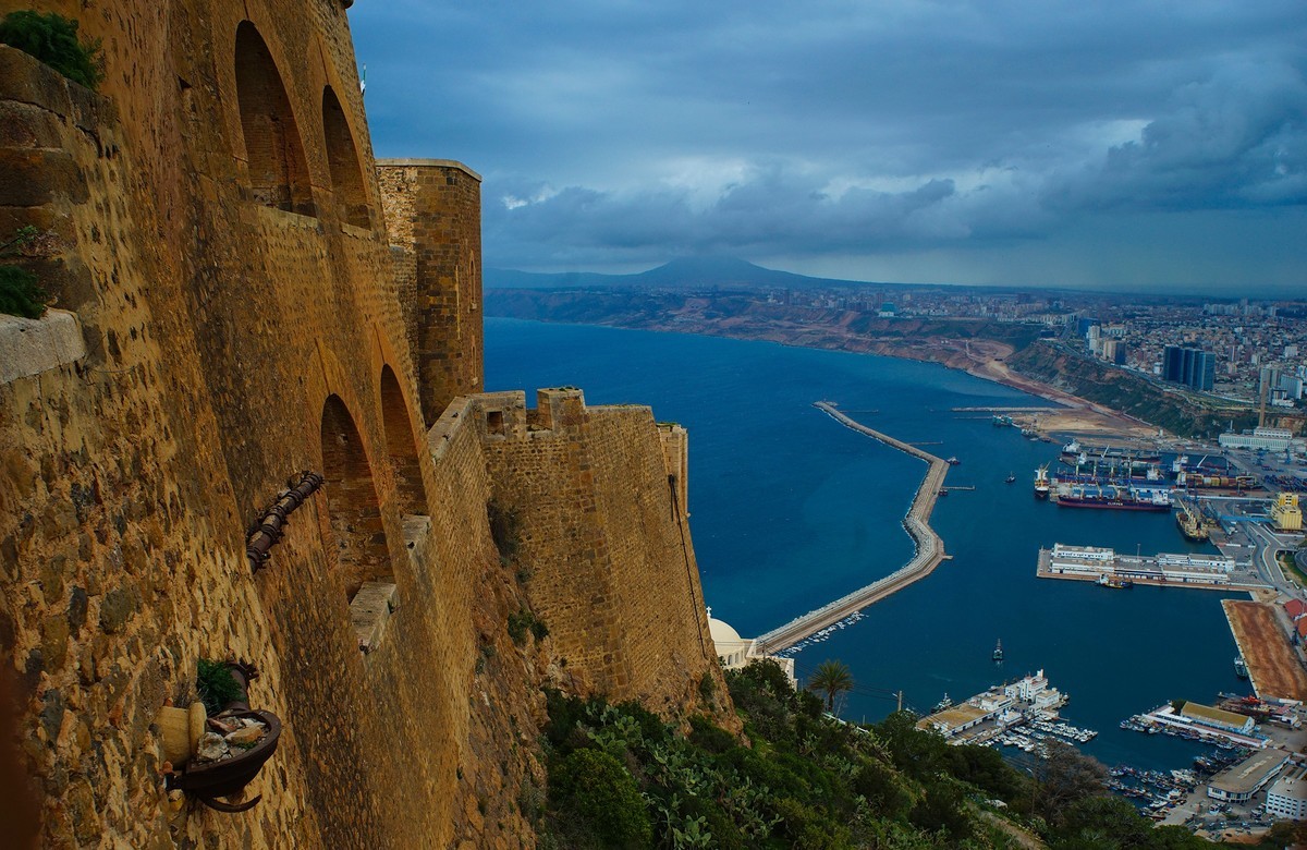 阿尔及利亚风光之奥兰古堡和教堂