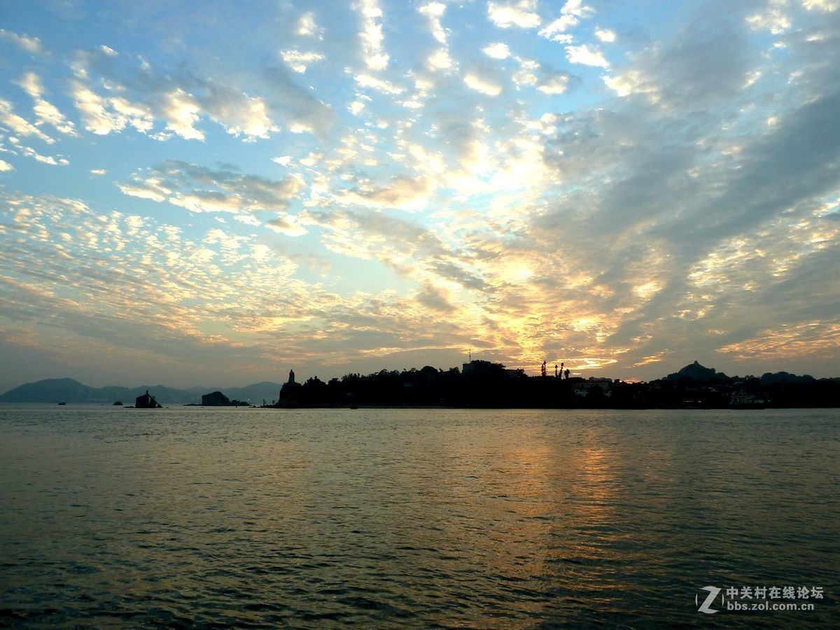 厦门海边晚霞