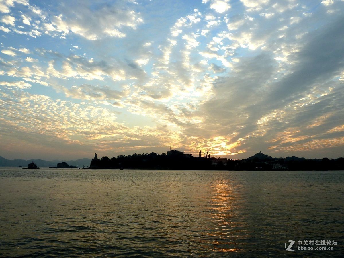 厦门海边晚霞