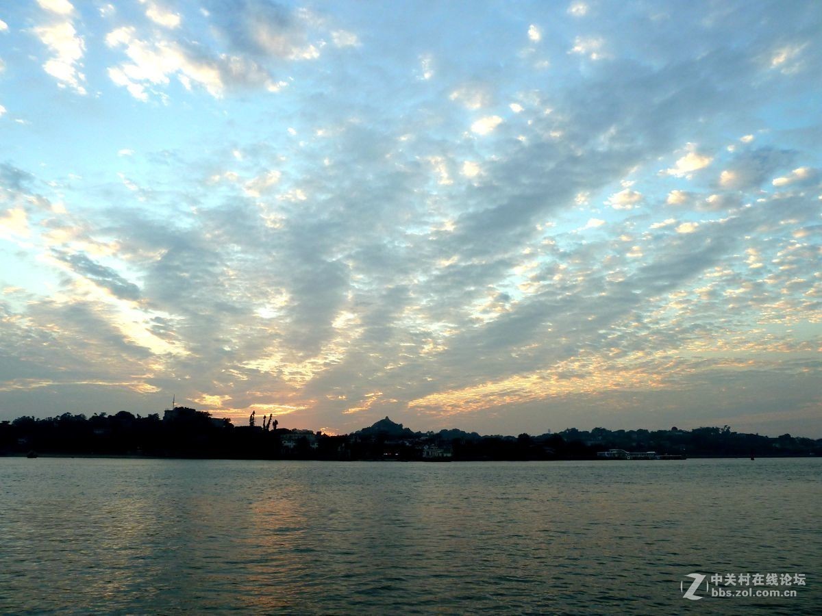 厦门海边晚霞