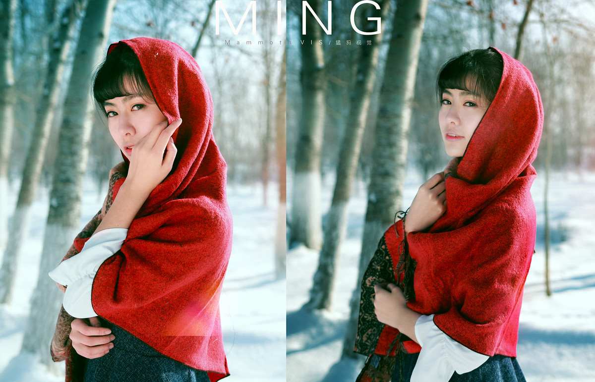 【雪景人像】— Ming的冬天