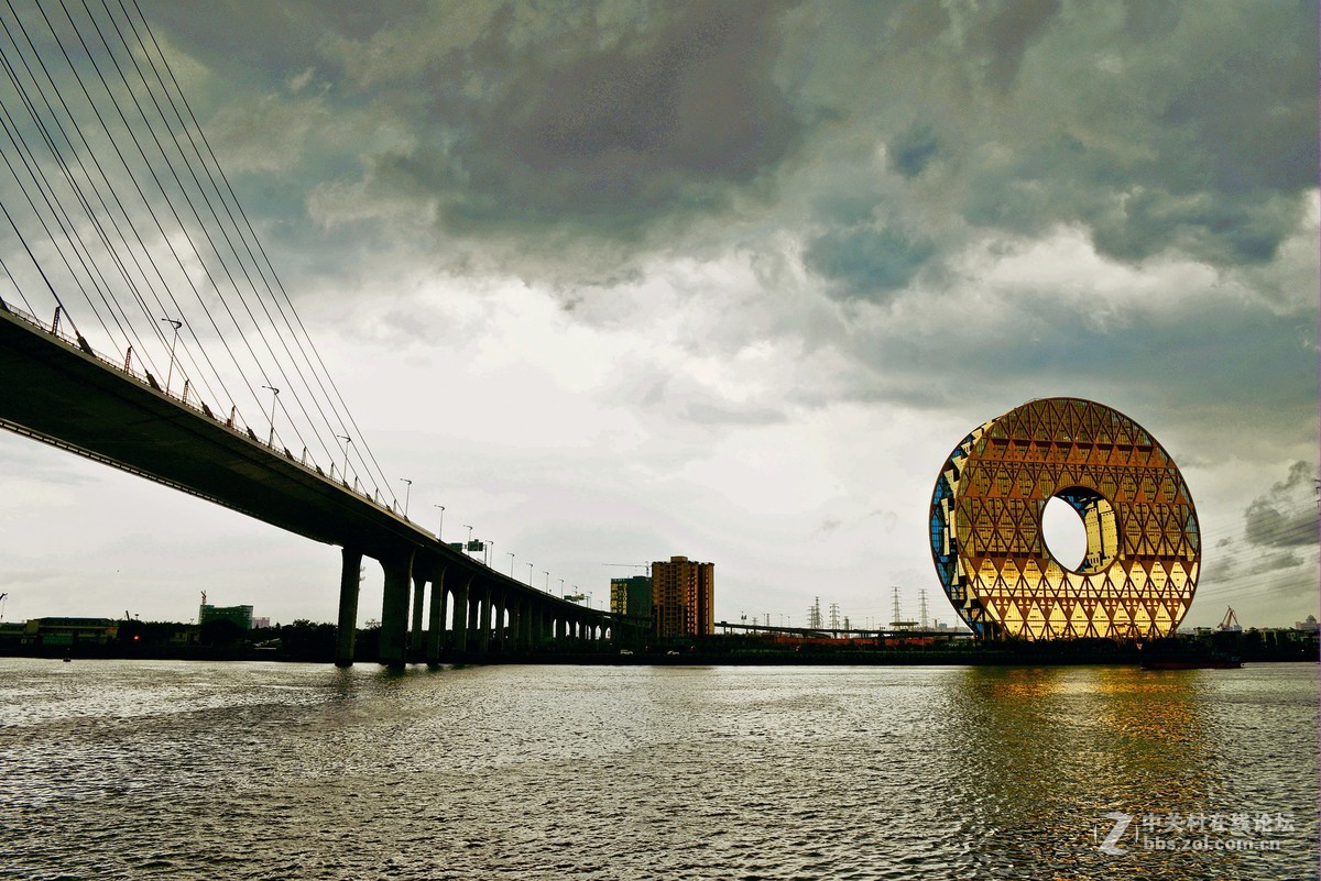 广州夕阳下的风景