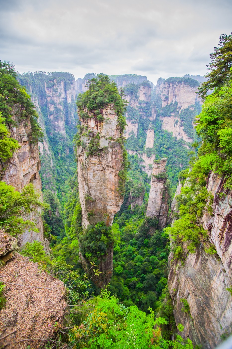 张家界武陵源哈雷路亚山阿凡达山