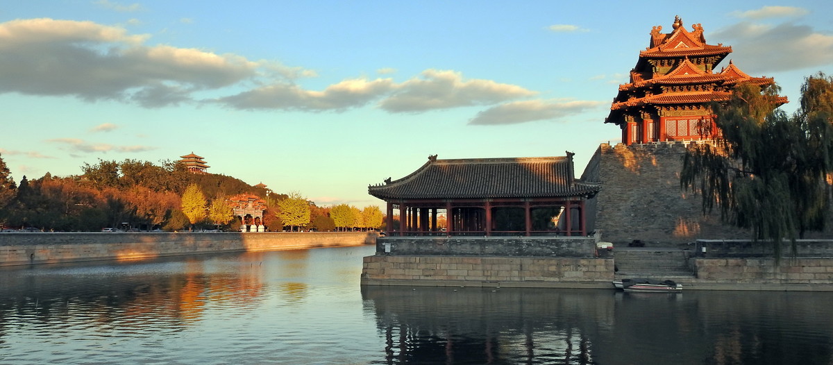 故宫角楼夕照美