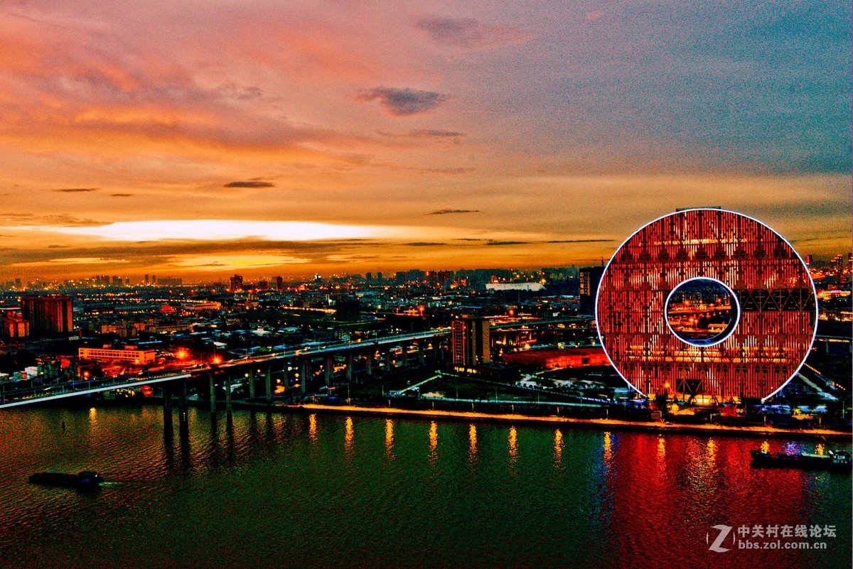 广州夕阳下的风景
